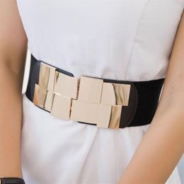 Buckle Trimmer Solid Korean Style Ladies Stretch Accessories Women Belt Elastic Waist Fashion Durable Soft Waistband2135