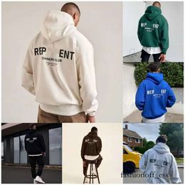 2023 Reprreesent Hoodies Sweatshirts Hoodie Letter Men's Tide Brand Wild High Street Casual American Loose Couple Hooded 206 903