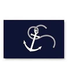 White Nautical Anchor Navy Blue Doormat Entrance Mat Floor Rug IndoorOutdoorFront DoorBathroom Mats Flannel Non Slip Carpets2866673