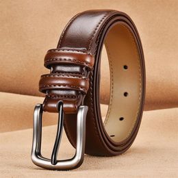 Belts Accessories For Men Gents Leather Belt Trouser Waistband Stylish Casual With Black Grey Dark Brown And Color270Y