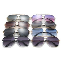 8 Styles Sunglasses 17302 Metal Sunglasses Vintage Sun Glasses Street Mirror Eyewear Outdoor Goggles C1-C8 high272L