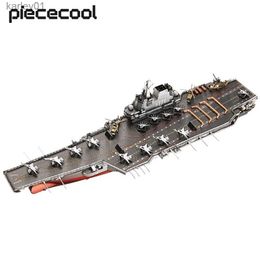 3D Puzzles Piececool 3D Metal Puzzles CNS SHANDONG Battleship Assembly Model Kits Jigs DIY Toys for Adult Birthday Gifts YQ231222