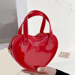 Evening Bags Crossbody Purses Cute Peach Heart Shaped Handbags Trendy Fashion Simple Western Style For Women