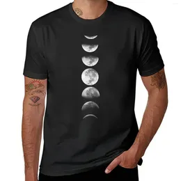 Men's Tank Tops Phases Of The Moon T-Shirt Aesthetic Clothing Short Graphic T Shirt Custom Shirts Long Sleeve