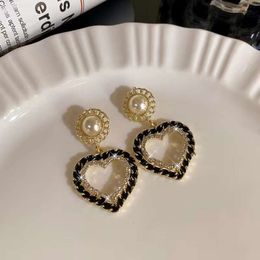 Stud Fashion Earrings Designer Brand Letter Ear Stud Loop Drop Crystal Copper Earring Women Gold Sier Plated Wedding Jewelry Gift Nice 2024