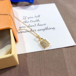 Fashion Design Jewelry Necklaces Luxury Pendant Necklace Selected Popular Brand Long Chain Designer Style 18k Gold Plated Couple F2740