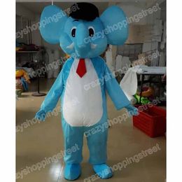 Simulation Elephant Mascot Costume Cartoon Character Outfits Halloween Christmas Fancy Party Dress Adult Size Birthday Outdoor Outfit Suit