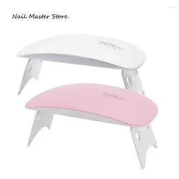 Nail Dryers 6W Mini Lamp Pink White Dryer Machine UV LED Portable Micro USB Cable Home Use Drying For Gel Varnish