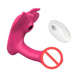 Vagina Sucking Vibrator 10 Speed Vibrating Oral Sex Suction Clitoris Stimulation Female Dildo Wearable Clitoris
