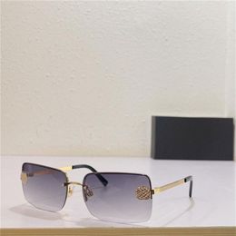 New fashion design sunglasses 4104-B metal half frame square lens popular style UV400 lens200f