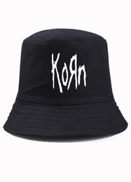 Summer style Korn Metal Rock band printing bucket hat Unisex Panama harajuku pop Basin cap9588275