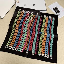 Designer Fabric Small Square Scarves Simple Scarf European Brand Spring New Hairdress Fashion Clothing Accessories Exquisite Desig286P