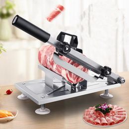 Manual Meat Roll Slicer Household Stainless Steel Blade Lamb Beef Vegetable Meat Food Cutter Machine Potato Grater Kitchen Tools 231221