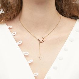 Pendant Necklaces Creative Moon Open Choker Necklace For Women Elegant Cuff Collar 2023 Statement Party Fashion Jewelry Gift