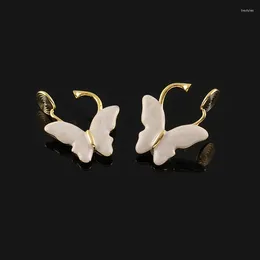 Stud Earrings Fashion Butterfly For Women Without Ear Holes Integrated Mosquito Incense Plate Clip Gift Wholesale