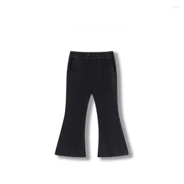 Trousers 2024 Spring And Autumn Fashionable Versatile Children's Wide Leg Split Pant Trend Boys Clothes