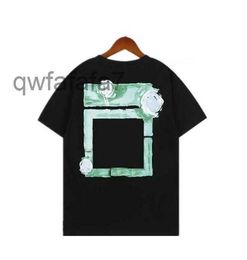 Summer Shirt Mens Womens Designersoff Tees Tops Casual Luxurys Clothing Streetwear Sleeve Polos Tshirts S-x White Hip Z1QO