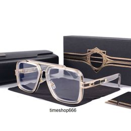Sunglasses 2022 Vintage Sunglasses square Women's Sun glasses Fashion Designer Shades Luxury Golden Frame Sunglasses UV400 Gradient LXN-EVO DITA00