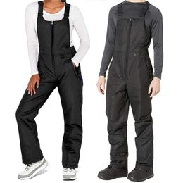 Insulated Ski Pants Overalls Ripstop Warm Snowboard Comfortable Snow Bibs For Men Women S4XL 231221