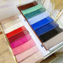 High quality Women's 140-140cm silk wool scarf Shawl Leisure business luxury scarf optional with gift box2360