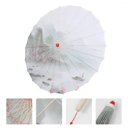 Umbrellas Oil Paper Umbrella Stage Po Umbralla Beautiful Cloth Ancient Style Decorative Miss