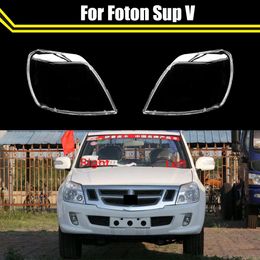 Car Front Headlight Glass Headlamp Mask for Foton Sup V Transparent Lampshade Lampcover Lamp Shell Auto Lens Cover