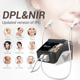 Aesthetic Medicine Spot Redness Removal Shrink Pores NIR Skin Whitening DPL Laser Skin Tightening Machine