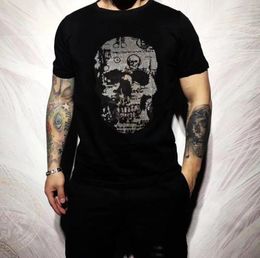 Men's T Shirts Mens Punk T-shirts For Design Drill Ullover Brand Men Street Fashion PP 024