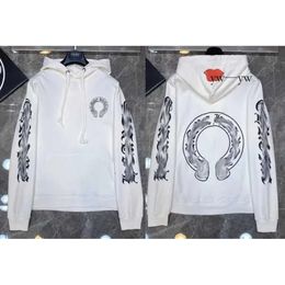 Chromes Hoodie Sweatshirts Designer Mens Hoodies Crome Winter Heart Don't Miss the Discount at This Store Double 11 Shop Fracture 6390