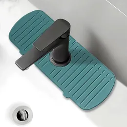 Table Mats S/M/L Kitchen Sink Splash Guard Mat Silicone Faucet Handle Drip Catcher Tray For Bathroom Laundry Room