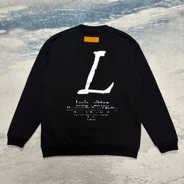 Louiseviution Fashion Brand Designer Hoodie Louiseviution Man Hoodie Men Stampato Letter Spring e Autunno leggero Spazio Casualmente Felpa Casualmente Felpa Felpa 1D7