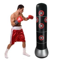 Inflatable Boxing Punching Bag Stress Relief standing Punch Stand Bounce Back Sandbag With Air Pump For Kids Teenagers Adults449953605012