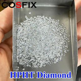 COSFIX Small Size Round Cut Lab Grown Diamond HPHT DEF Colour VVSVSSI Clarity Loose Gems Jewellery Made 240108