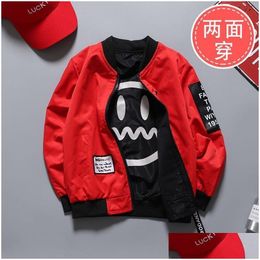 Kids Shirts Boys Doublefaced Jacket 9 Spring 5 Big Childrens Clothing 7 Baby Coat Autumn 12 Years Old Boy Christmas Birthday Gift Dro Dh9Yj