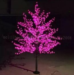 Strings LED Artificial Cherry Blossom Tree Light Christmas String Light 1152pcs LED Bulbs 2m/6.5ft Height 110/220VAC Rainproof Outdoor Gar