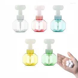 Liquid Soap Dispenser Flower Shape Foam For Foaming Pump Plastic Hand Sanitizer Travel Shower Gel Bottle Bathroom