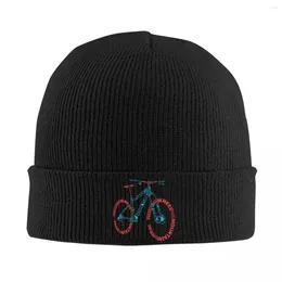 Berets Cycling MTB Mountain Bike Knitted Caps Women's Men Skullies Beanies Autumn Winter Hats Acrylic Bicycle Amazing Anatomy Warm Cap