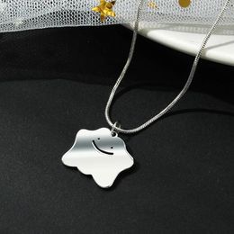 Pendant Necklaces Cute Cartoon Ghost Friendship For Korean Fashion Female Men Friend Lovely Women Jewelry