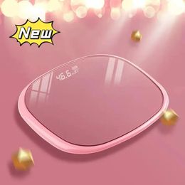 Weight Scale LED Display Tempered Glass Material Human Intelligent Body Fat Balance And Health 231221