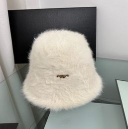 Quality Fur Bucket Hat Autumn and Winter Spring and Autumn Bucket Hats New Women's Face-Looking Small