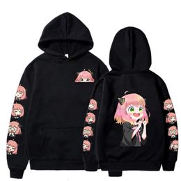 Anime SPY X FAMILY Sweatshirts Men Women Haruku Graphic Print Hoodies Kawaii Anya Pullovers Funny Boys Girls Casual Streetwear