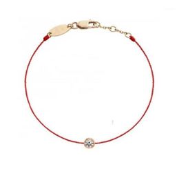 B01001E Red Thread Redline Bracelets For Women String 316L Stainless Steel Women Bracelet Plum Flower Red Rope Bracelet136818212487548