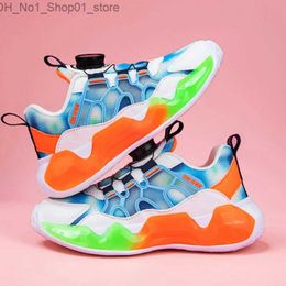 Athletic Outdoor Noctilucent Children Running Shoes Comfortable Kids Shoes Fashion Non-slip Sneakers For Boy High Quality Girl's Shoes Q231222