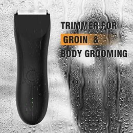 SAHE Men Body Hair Trimmer for Men Balls Women Lady Shaver Hair Removal Bikini Trimmer Groyne Body Shaver Groomer Arm Beard Razor 231221