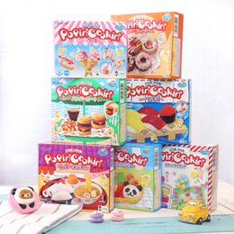 2pcs DIY Kracie Popin Cook candy dough Toys Hamburger happy kitchen Japanese food snacks making kit ramen d11 231221