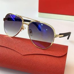 Top Classic Wooden Temples polarized fashion sunglasses screw Decorate Simple Generous Design men women Scarce Stock Super light C313U