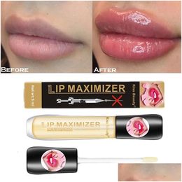 Lip Gloss Instant Volumising Lips Plumper Repairing Reduce Fine Lines Mask Long Lasting Moisturizer Care Oil Sexy Plump Serum 5Ml Dr Dh5X2