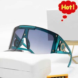 Sunglasses Mens for Woman Designer Man Lens Goggles Spectacle Frame Integrated Eyeglasses Trend Colour Large Size Cycling