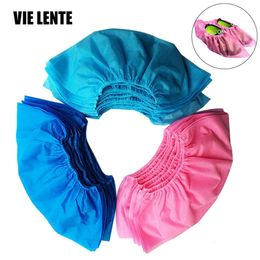 50 100pcs Disposable Shoe Cover Dustproof Non slip Dhoe Children Students Adult Non woven Household Foot 231221