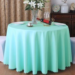 Banquet el Support Custom 30 Colours Cloth Outdoor Kitchen Dining Table Cover Size Household Tablecloth Coffee Table Cloth 231221